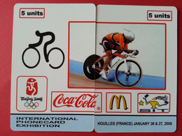SIT 2008 Houilles JO Coca Cola Mc Donald Cyclisme 100 Exemplaires Willcom Jeux Olympiques Neuve Vélo ((BB0621 - Giochi Olimpici
