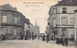 44 - LOIRE ATLANTIQUE - LEGÉ - 10137 - Rue De LaChapelle - Vue Animée Sur Le Carrefour - Legé