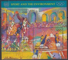 UNO NEW YORK  Block 13, Postfrisch **, 100 Jahre Olympische Spiele, 1996 - Blocks & Sheetlets