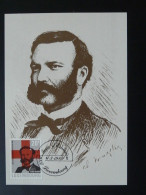 Carte Maximum Card Henri Dunant Croix Rouge Red Cross Luxembourg 1989 - Henry Dunant