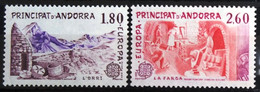 EUROPA 1983 - ANDORRE FRANCAIS                  N° 313/314                       NEUF* - 1983