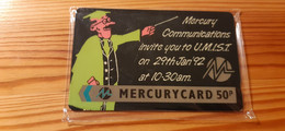 Phonecard United Kingdom Mercury - Mint In Blister - Mercury Communications & Paytelco