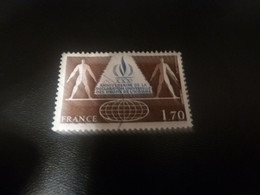 Déclaration Des Droits De L'Homme - 1f.70 - Brun Et Bleu - Oblitéré - Année 1978 - - Used Stamps
