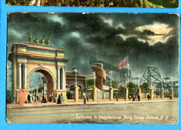 Val070, Entrance To Steeplechase Park, Coney Island NY, Circulée 1910 - Estadios E Instalaciones Deportivas