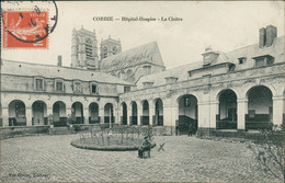 80 CORBIE / Hôpital Hospice - Le Cloitre / CARTE ANIMEE - Corbie