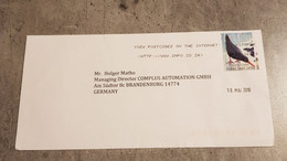 SOUTH AFRICA AIR MAIL CIRCULED SEND TO GERMANY YEAR 2010 - Luchtpost