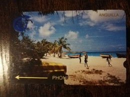 ANGUILLA  GPT    $10,-  FIRST ISSUE  1CAGB DEEP NOTCH      USED CARD  ** 6851** - Anguila