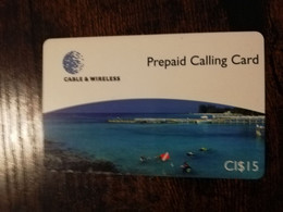 CAYMAN ISLANDS  $15,- CAY-16  Prepaid Fine Used Card  ** 6859 ** - Kaaimaneilanden
