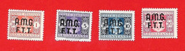 1947 (1-4) Segnatasse Del 1945 Sovrastampati - Nuovo MNH - Strafport