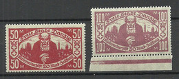 Germany Deutschland DANZIG 1923 Michel 131 - 132 MNH - Dantzig