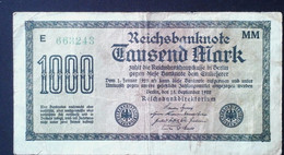 GERMANY OLD  BANKNOTES / DEUTSCHLAND ALTE BANKNOTEN - Sonstige & Ohne Zuordnung