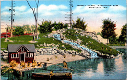 Wisconsin Milwaukee Washington Park Monkey Island 1946 - Milwaukee