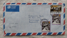 2003 Tristan Da Cunha Queen Elizabeth II The Queen's Mother Commemoration On Airmail Cover To Australia - Tristan Da Cunha