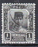 Malaysia Trengganu 1921 Single 1c Stamp From The Definitive Set In Fine Used Condition. - Trengganu