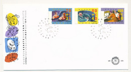 PAYS BAS - 2 Env. FDC - "Summerstamps - Social Participation Of Elderly People" - 1996 - FDC