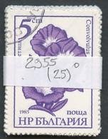 Bulgarie - Bulgarien - Bulgaria Lot 1985 Y&T N°2955 - Michel N°3405 (o) - 5s Convolvulus Tricolor - Lot De 25 Timbres - Colecciones & Series