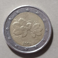 2005 -  FINLANDIA   -  MONETA IN EURO - DEL VALORE DI  2,00  EURO  - USATA - Finlande