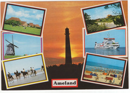 Ameland - (Wadden, Nederland / Holland) - AMD 64 - O.a. Vuurtoren, Veerboot, Molen - Ameland