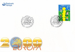 Faroe Islands 2000 FDC Europa CEPT (TS4-49) - 2000