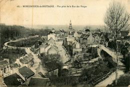 Moncontour De Bretagne * Vue Prise De La Route Des Forges * Panorama Du Village - Moncontour