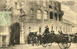 037 606 - CPA - Monaco - Arrivée Du Prince à Son Palais - Fürstenpalast