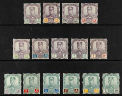 JOHORE 1904 Sultan Ibrahim Defins, Wmk Rosette, Complete Set, SG 61/75, Good To Fine Mint (15 Stamps). For More Images,  - Non Classificati
