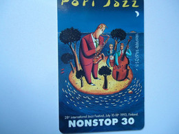 FINLAND   USED  CARDS PORI JAZZ MUSICS - Musique