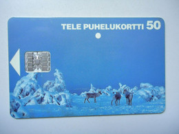 FINLAND   USED  CARDS ANIMALS CHRISTMAS - Non Classificati