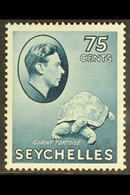 1938-49 75c Slate Blue, SG 145, Never Hinged Mint For More Images, Please Visit Http://www.sandafayre.com/itemdetails.as - Seychelles (...-1976)