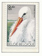 D - [151055]SUP//**/Mnh-[1654] Belgique 1972, Oiseau De La Réserve Naturelle Du Zwin (Knokke), Cigogne Blanche, SNC - Picotenazas & Aves Zancudas