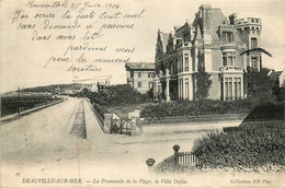 Deauville Sur Mer * La Villa DOLFUS , Sur La Promenade De La Plage - Deauville