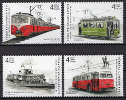 2022 TURKEY NOSTALGIC MEANS OF TRANSPORTATION MNH ** - Ongebruikt