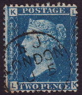 GREAT BRITAIN GB 1858 QV 2d P14 Wmk.20 Plate 12 Sc#29 - USED @P155 - Usados