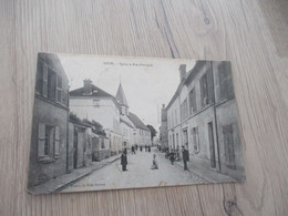 CPA 78 Yvelines Nezel église Et Rue Principale - Otros & Sin Clasificación