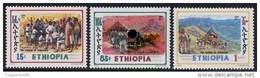 (336) Ethiopia / Ethiopie  History / Gun / Cannon / 1991  ** / Mnh  Michel 1398-1400 - Ethiopia