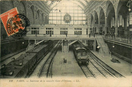 Paris * 13ème * Intérieur De La Nouvelle Gare D'orléans * Train Wagons Locomotive * Ligne Chemin De Fer - Pariser Métro, Bahnhöfe