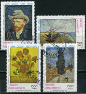 Turkey 1990 Mi 2900-2903 O, Death Centenary Of Van Gogh, Paintings - Oblitérés