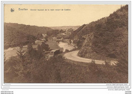 BOUILLON ..-- Route De CORBION .  Wagons Et Ouvriers D' Entretien . 1932 Vers HAL ( Mr Franz DE MEURICHY ) .Voir Verso . - Bouillon