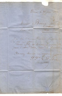 VP19.103 - 1865 - Lettre - P. BONTE Banquier à DOUAI ( Nord ) Pour FAUX - VIVIER - Bank & Versicherung