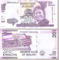 Malawi P-63d  20 Kwacha  2017  UNC - Malawi