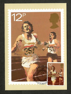 Großbritannien 1980  Mi.Nr. 850 , Sport / Athletics - Maximum Card - First Day 10 OCTOBER 1980 - Maximumkarten (MC)