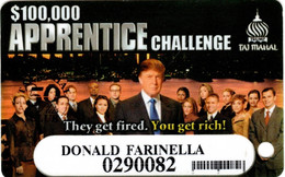 Casino Trump Taj Mahal Atlantic City NJ : $100,000 Apprentice Challenge - Casino Cards