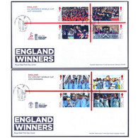 GB 2019 – Great Britain Cricket World Cup Wins By England Men’s And Women’s Team Set Of 2 FDC Cover (**) - Zonder Classificatie