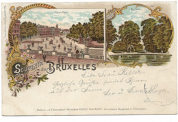 1897 . Pionniere . Souvenir De Bruxelles - Panoramische Zichten, Meerdere Zichten