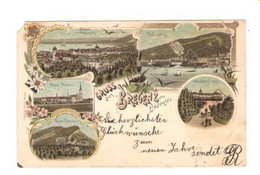 Litho Gruss Aus Bregenz Am Bodensee 1898 Vorarlberg Österreich Austria - Bregenz