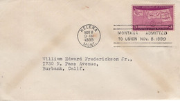 Stati Uniti (1939) - North Dakota Statehood FDC - 1851-1940