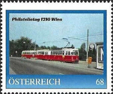 PM Österreich, Philatelietag 1210 Wien, Straßenbahn, Nr. 8126423 ** - Francobolli Personalizzati