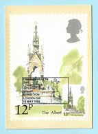 Großbritannien 1980  Mi.Nr. 837 , The Albert Memorial - Maximum Card - Sonderstempel Commonwealth Day 13 May 1980 - Carte Massime