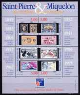 PM-510 – ST PIERRE & MIQUELON – BLOCKS - 2000 – The 20th CENTURY - SG # 828/837 MNH 35 € - Blocs-feuillets