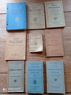 Militaria Lot De 9 Livrets De 1901 à 1959. Charles-Lavauzelle Et Autres - Autres